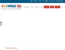 Tablet Screenshot of impactnw.org